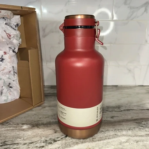 Stanley Stay Chill Growler Set 64oz Stackable Pints Hot Cold Gilded Pomegranate - Picture 4 of 16